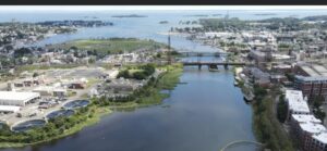 Aerial view of Norwalk Harbor in Connecticut. Submitted by B. Lavallo